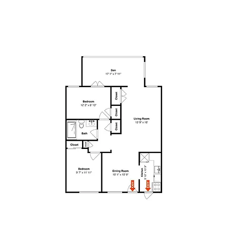 Bare Foot A212 Apartment